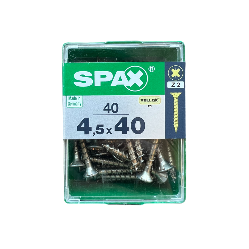 WKRĘT SPAX S    4.5x40 40szt.